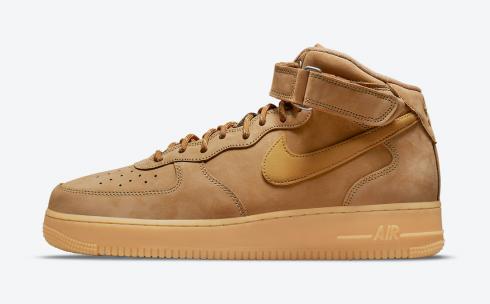 Nike Air Force 1 Mid Wheat Flax Gum Light Brown DJ9158-200