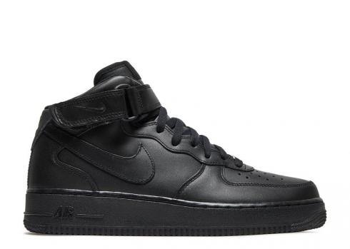 Nike Wmns Air Force 1 07 Mid Black 366731-001