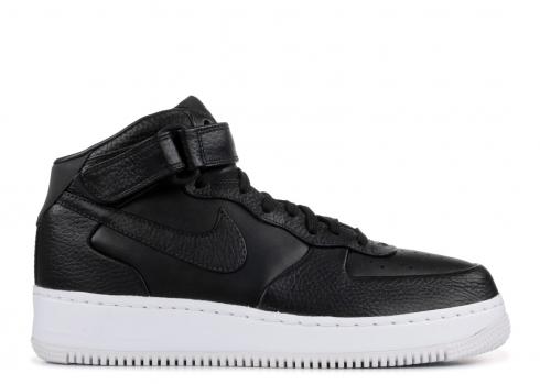 Nikelab Air Force 1 Mid Black White 849677-002