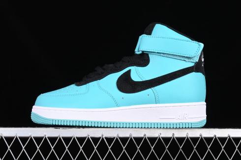 TIFFANY & CO. x Nike Air Force 1 07 Mid 1837 Tiffany Blue Black White DZ1382-200