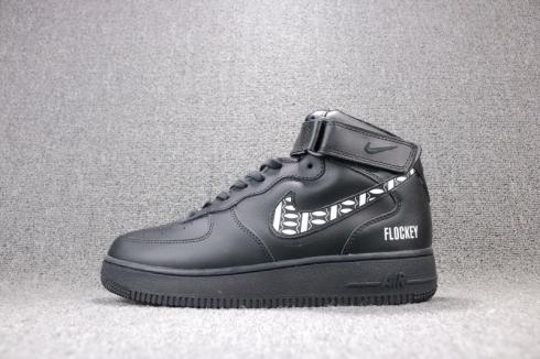 Wmns Nike Air Force 1 Mid Black Mens Casual Shoes 315123-011