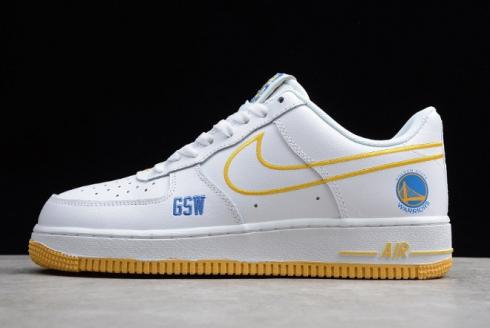 Nike Air Force 1'07 TXT White Royal Blue Yellow BQ5361 083
