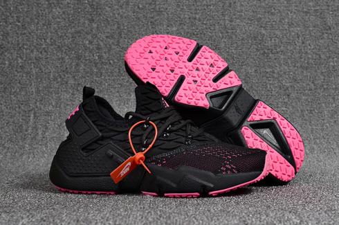Nike Air Huarache VI 6 Running Casual Women Shoes Black Pink