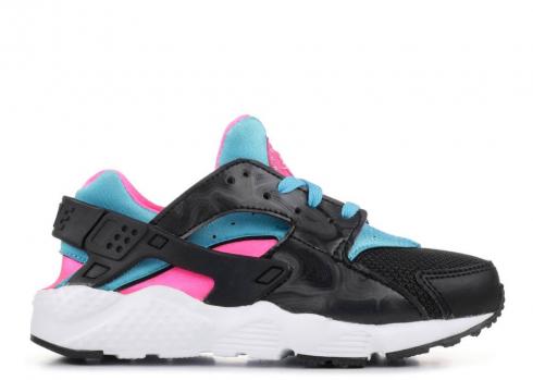 Nike Huarache Run Ps Gamma Blue Pink Blast Black White 704951-005