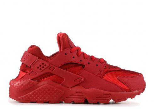 Womens Air Huarache Run Triple Red Gym Red 634835-601