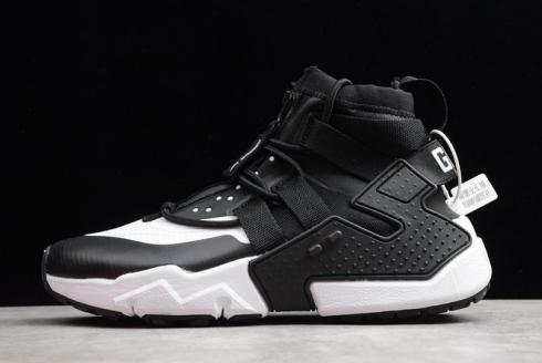 2019 Nike Air Huarache Gripp Black White AQ1730 005
