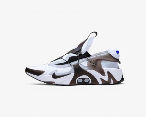 Nike Adapt Huarache White Black UK Charger Racer Blue CT4089-110