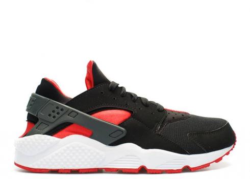 Nike Air Huarache Bred University Black White Red 318429-016
