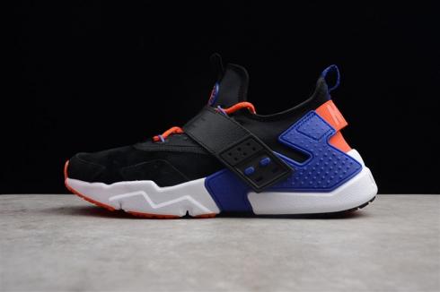 Nike Air Huarache Drift Prm Suede Black Blue Orange AH7335-002