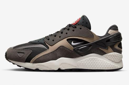 Nike Air Huarache Runner Black Medium Ash Khaki White DZ3306-003