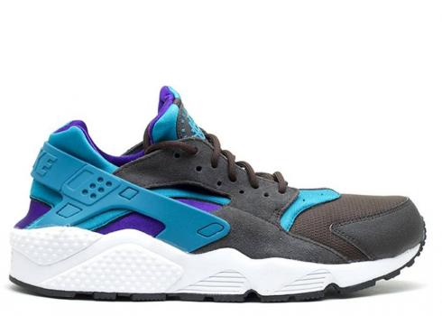 Nike Air Huarache S Ze Exclusive Brown Electric Classic Purple Tropical Teal 318429-263
