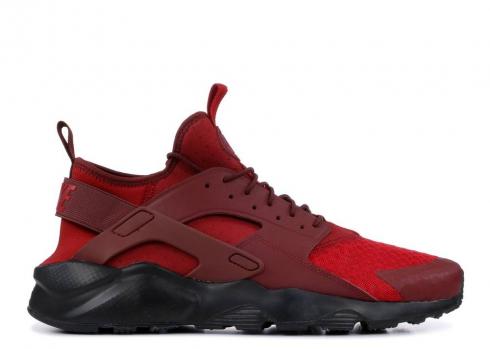 Nike Air Huarache Run Ultra Dark Black Tough Red Team 819685-604