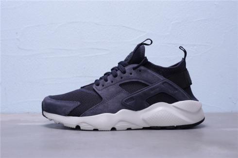 Nike Air Huarache Run Ultra SE Black Dark Grey White Mens Shoes 869668-003