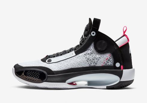 Air Jordan 34 Chinese New Year Black Metallic Silver White Digital Pink AR3240-016