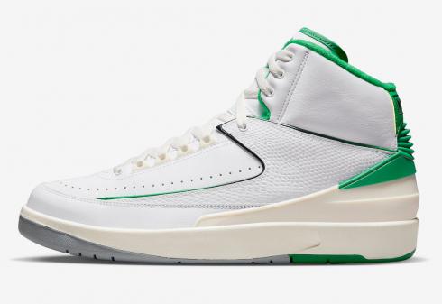 Air Jordan 2 Retro Lucky Green Sail White Light Steel Grey DR8884-103