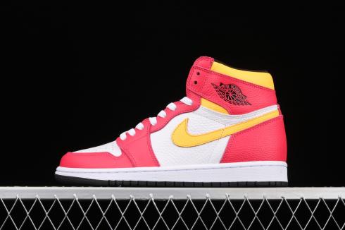 2021 Air Jordan 1 High OG Light Fusion Red Release Date 555088-603