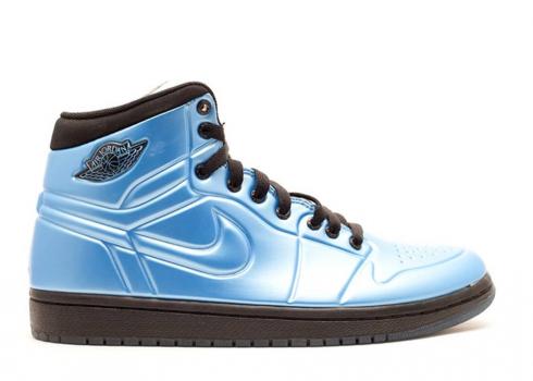 Air Jordan 1 Anodized Foamposite Blue University Black White 414823-401