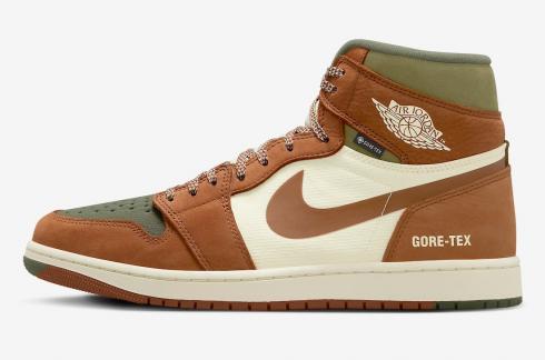 Air Jordan 1 High Element Gore-Tex Brown Olive DB2889-102