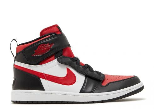 Air Jordan 1 High Flyease Bred Toe Fire White Black Red CQ3835-061