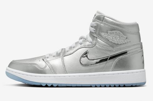 Air Jordan 1 High Golf Gift Giving Pack Metallic Silver Photon Dust White FD6815-001