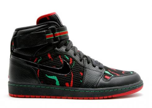 Air Jordan 1 High Strap A Tribe Called Quest Green Clssc Black Varsity Red 342132-062