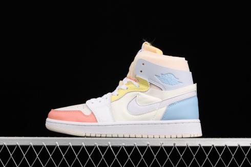 Air Jordan 1 High Zoom CMFT To My First Coach Light Zitron Summit White Opti Yellow DJ6910-100