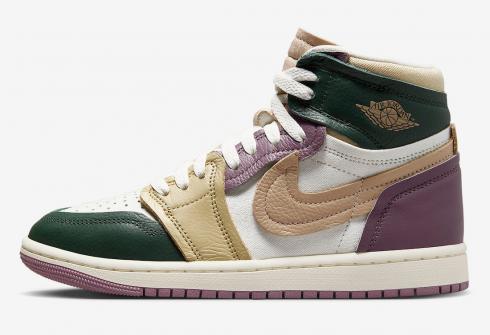 Air Jordan 1 MM High Galactic Jade Desert FB9891-300