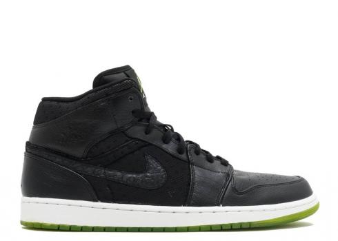 Air Jordan 1 Phat Action Green White Black Reen 364770-007