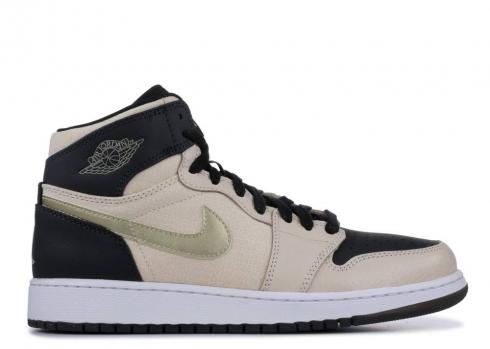 Air Jordan 1 Ret Hi Prem Hc Gg Heiress Brown Baroque Sail White 832596-209
