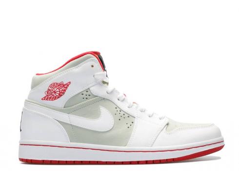 Air Jordan 1 Retro Hare Light White True Silver Red 374454-011
