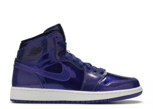 Air Jordan 1 Retro High Bg Blue Black White Royal Deep 705300-420