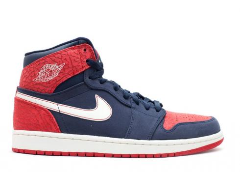 Air Jordan 1 Retro High Election Day Gym Sail Red Obsidian 332550-401