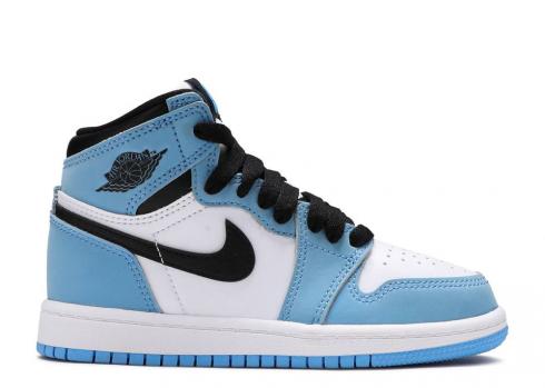 Air Jordan 1 Retro High Og Ps University Blue White Black AQ2664-134