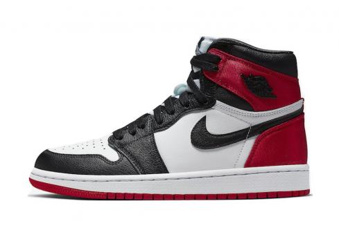 Air Jordan 1 WMNS Satin Black Toe White Varstiy Red CD0461-016