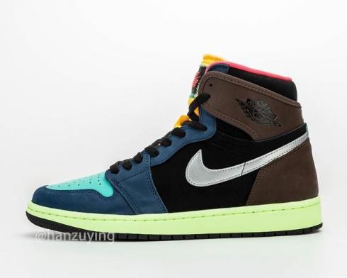 Nike Air Jordan 1 High OG Bio Hack Basketball Shoes 555555-201