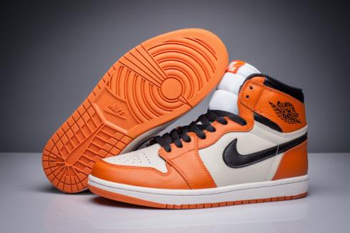 Nike Air Jordan I 1 Retro High Shoes Sneaker Basketball Men Bright Orange