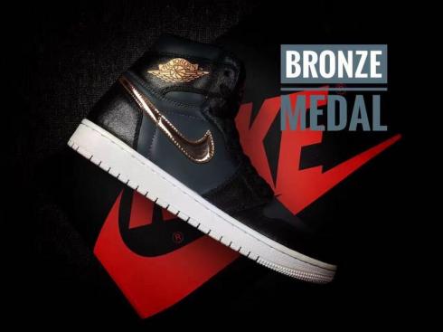 Nike Air Jordan I 1 Retro High Shoes Sneaker Basketball Men Bronze Medal