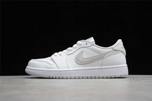 Air Jordan 1 Low OG Neutral Grey White Hyper Crimson CZ0858-100