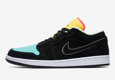 Air Jordan 1 Low SE Aurora Green Black Laser Orange CK3022-013