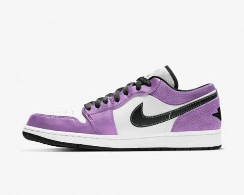 Air Jordan 1 Low SE Fuchsia White Light Purple Black CK3022-503