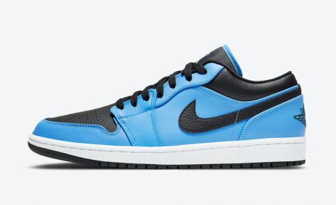 Air Jordan 1 Low University Blue Black White Shoes 553558-403