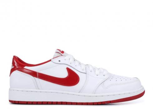 Air Jordan 1 Retro Low Og Bg White Varsity Red 709999-101