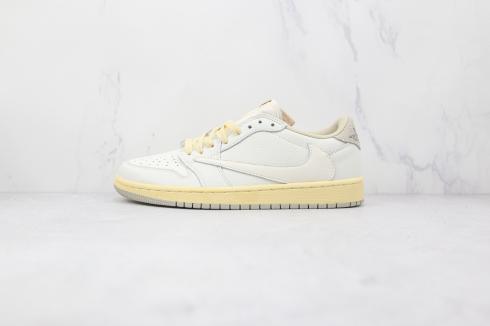 Fragment x Travis Scott x Air Jordan 1 Low OG White Grey DM7866-169