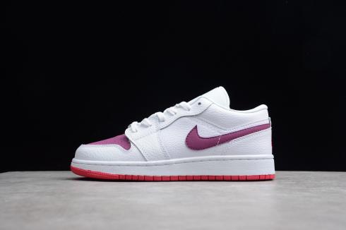 Nike Air Jordan 1 Low GS AJ1 Valentines Day True Berry 554723-161