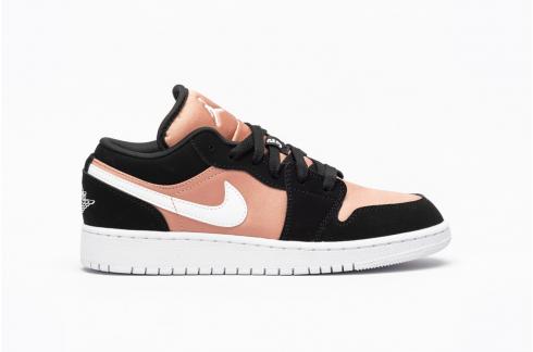 Nike Air Jordan 1 Low GS Black Rose Gold 554723-090