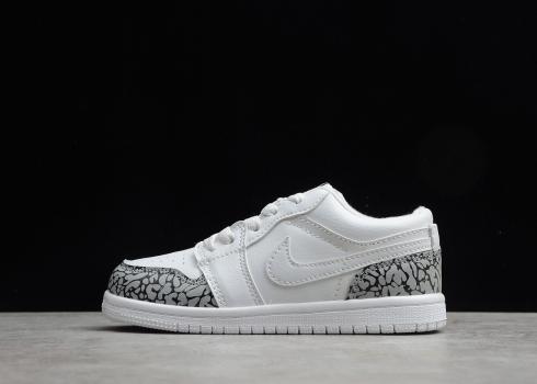 Nike Air Jordan 1 Retro II Low White Carbon Grey BQ6066-118 for Kid