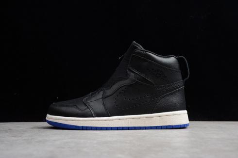 Air Jordan 1 AJ1 Mid Black White Unisex Basketball Shoes AQ4833-001
