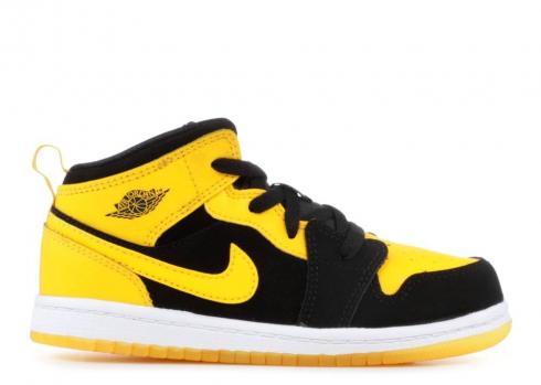 Air Jordan 1 Mid Bt New Love Maize White Black Varsity 640735-035