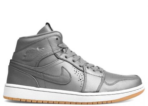 Air Jordan 1 Mid Cool Grey Brown Light Gum White 629151-007