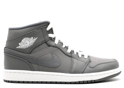 Air Jordan 1 Mid Cool Grey White 554724-014